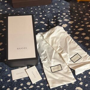 Gucci Cream Dust Bags with Box